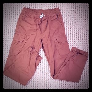 BOYS LANDS' END JOGGERS - SIZE M 10/12